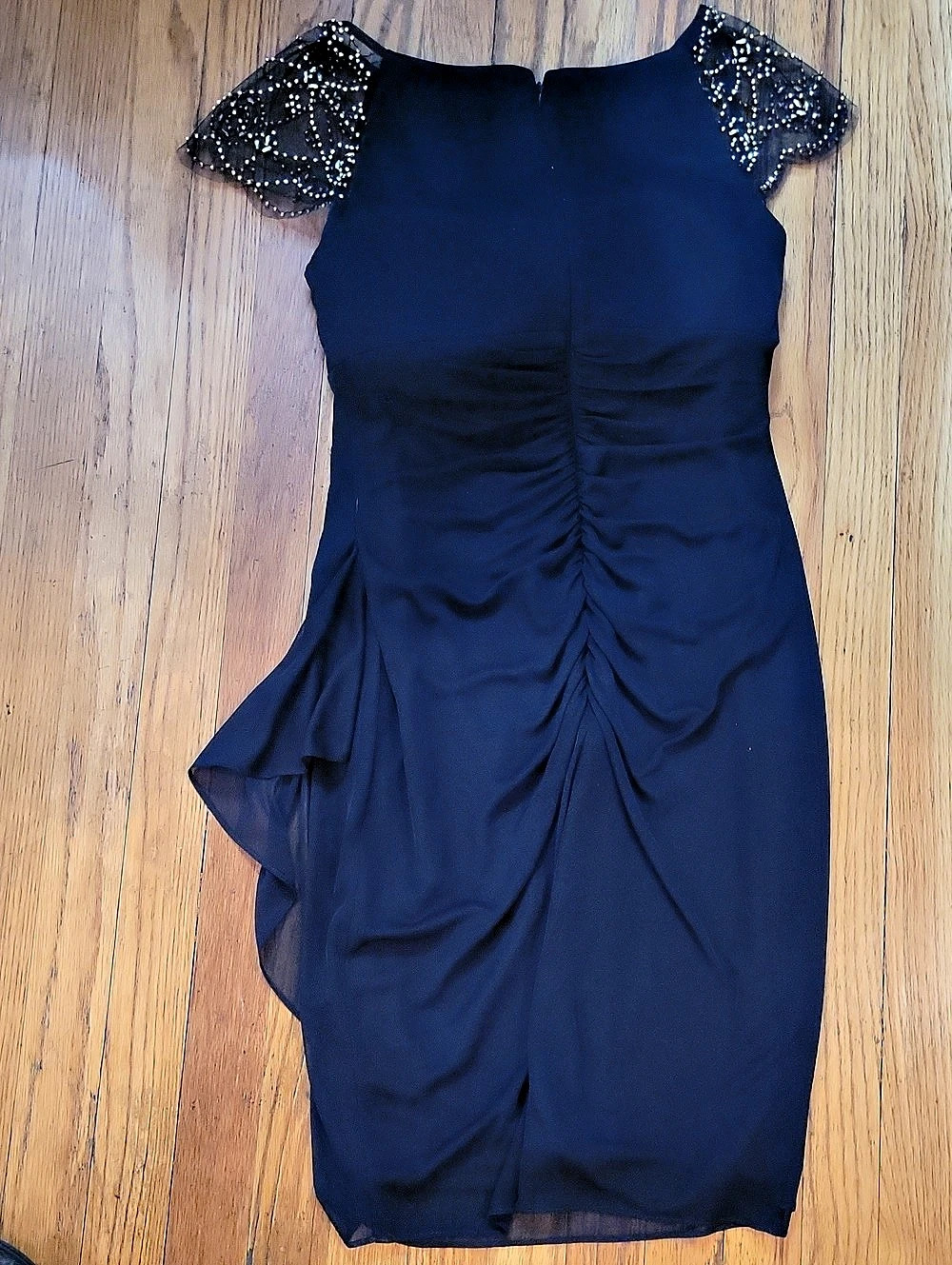 DJ-JAZ Embellished Mini Dress in Navy Blue Size 10